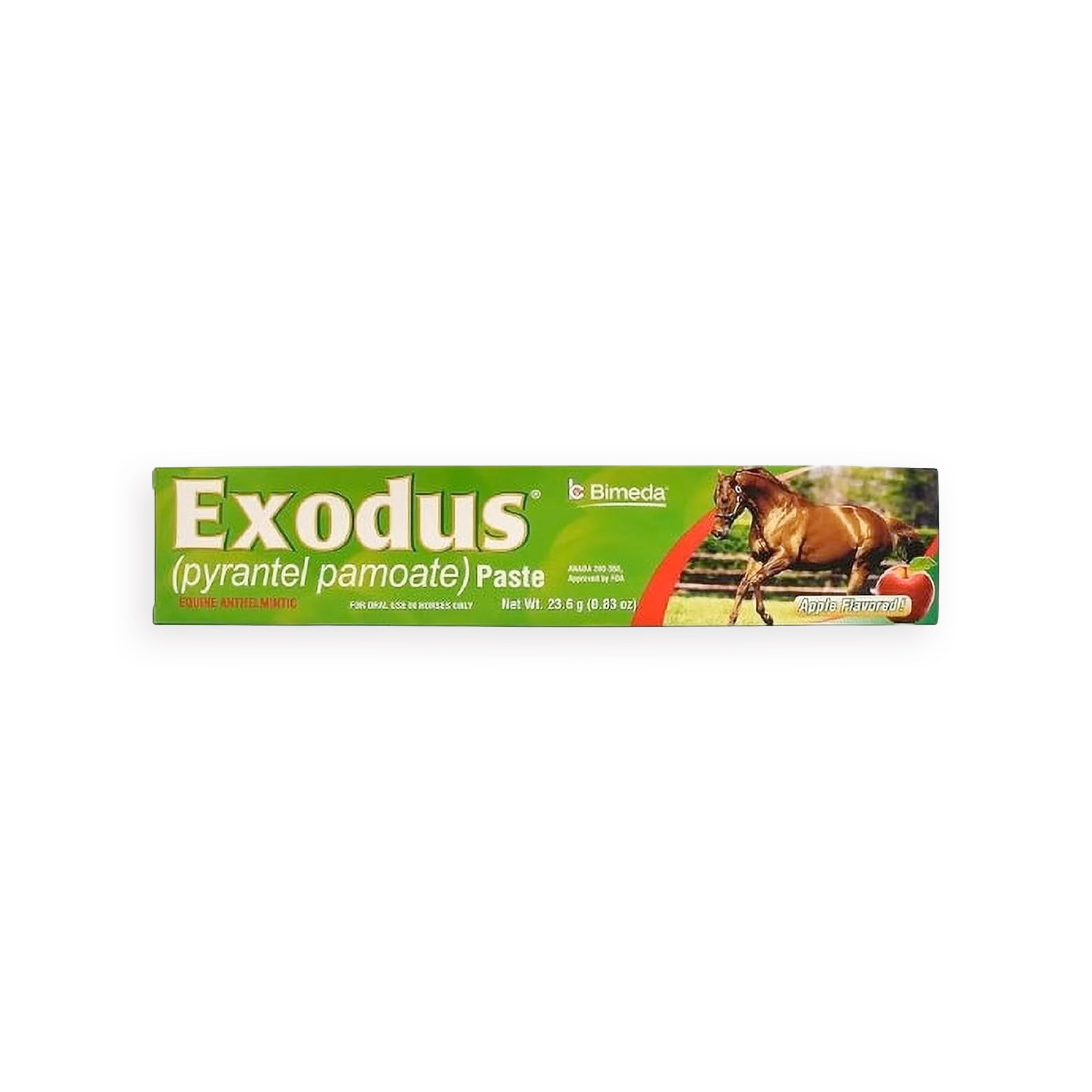 EXODUS® PASTE (PYRANTEL PAMOATE) 23.6 G APPLE FLAVORED 1/PKG