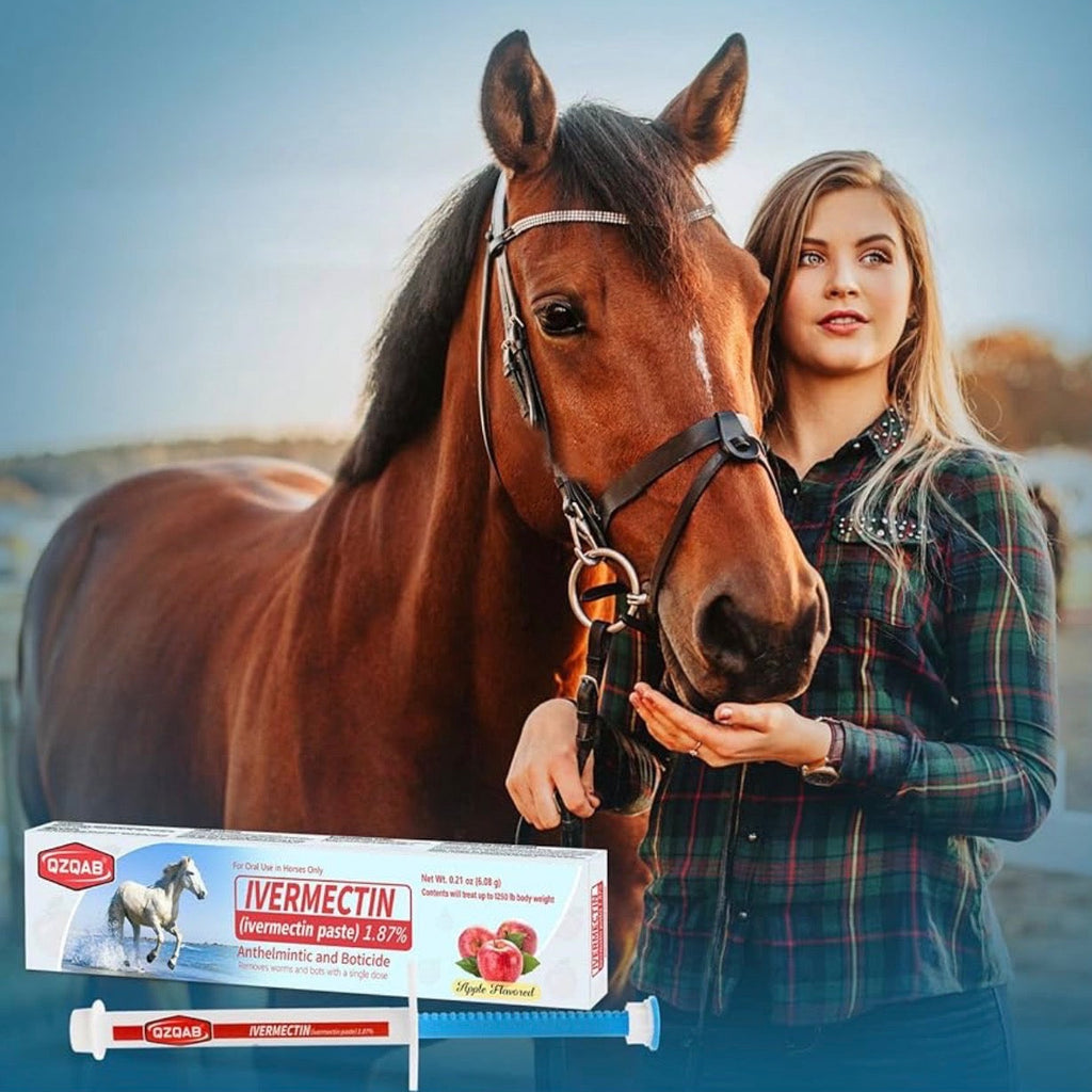 1.87% IVERMECTIN DEWORMER APPLE FLAVOR TUBE