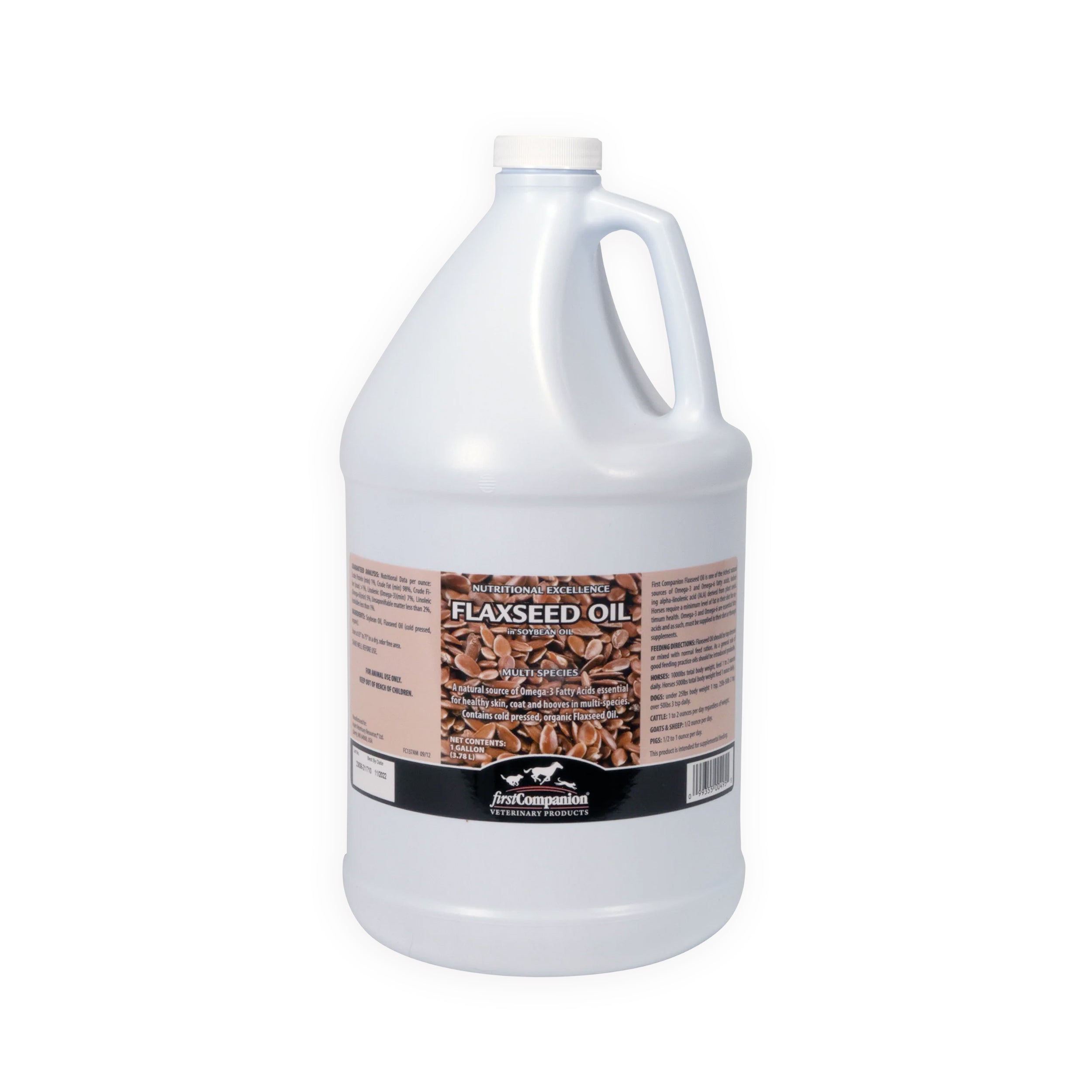 FIRST COMPANION® FLAXSEED OIL 1 GALLON